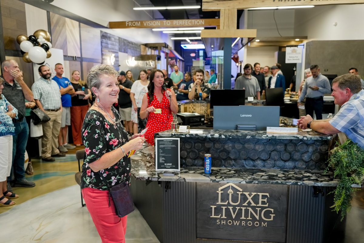 A host venue spotlight at the Luxe Living Showroom